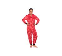 Disney Womens Minnie Mouse Onesie Red Size Small