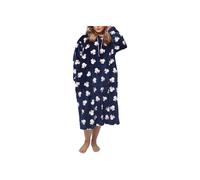 Minnie Mouse Oversized Fleece Blanket Hoodie Loungewear Disney Blue One Size