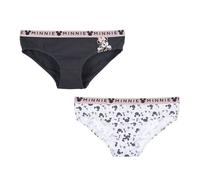 Disney Minnie Mouse Panties for Women, Pack of 2 Soft Cotton Panties, Classic Panties, Teen Underwear, Multicolored, M