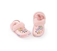 Disney Minnie Mouse Pink Minnie and Daisy Fur Lined Clogs Girls