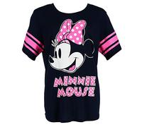 Minnie Mouse Plus Size Short Sleeve Jersey Shirt, 2X, Blue