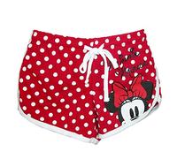 Disney Minnie Mouse Polka Dot Shorts, Medium, Red