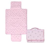 Disney Minnie Mouse Portable Baby Changing Mat Quilted Poplin Waterproof Wipe Clean for Travel and Nursery