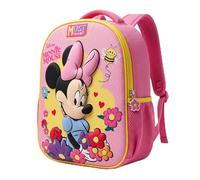 Disney Minnie Mouse Preschool Backpack 1 Case | Cute Nursery Daypack with Bottle Pocket & Padded Straps | Lightweight 1-Compartment Kindergarten Bag | Kids' Lunch Travel Fashion Backpack