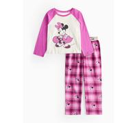 Disney Minnie Mouse Printed Pink Check Pyjamas 3-4 years