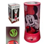 Disney Minnie Mouse Projector Lamp Night Light 2 in 1 with Colorful LED Lights Battery Operated