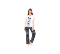 Minnie Mouse Ladies Minnie Mouse Pyjamas Size, L, Multicoloured
