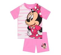 Disney Minnie Mouse Pyjamas, Short Sleeve Girls Pyjamas, Summer Girls' Pyjama Sets, Cute Kids Pjs, Pink 6-7 Years