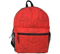 Disney Minnie Mouse Quilted Embroidered 16" Backpack
