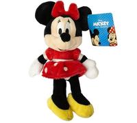 Disney Minnie Mouse Red / Pink Soft Plush Toy 20cm Figure - Official