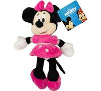 X2 Disney Minnie Mouse Red / Pink Plush 20cm Soft Toy Figure - Full Set
