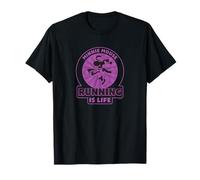 Disney Minnie Mouse Running is Life Marathon Running Racing T-Shirt