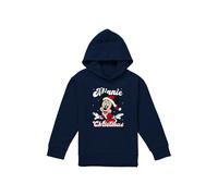 Disney Minnie Mouse Santa For Christmas Youth Kids Pull-Over Hoodie, Navy | Size: 9-11 Years Disney Navy 9-11 Years