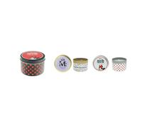 Disney Minnie Mouse Scented Candle Gift Set 3×175g - Red Poppy Musk, Wisteria, White Jasmine - 175g - Candle - No