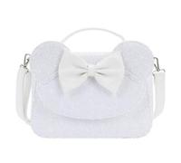 Loungefly Disney Minnie Sequin Wedding Crossbody Bag Minnie Mouse One Size, White, One Size