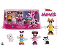 Disney Minnie Mouse Set of 5 Articulated Figures, 5 Characters to Collect, Toy for Children from 3 Years, Giochi Preziosi, MCN19