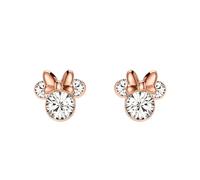 Disney Womens Minnie Mouse Birthstone Stud Earrings - Minnie Mouse Earrings - Birthstone Jewelry - Disney Jewelry, Crystal