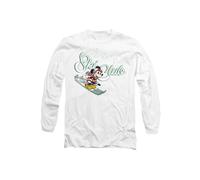 Disney Minnie Mouse Ski Club Long Sleeve T-Shirt, White | Size: Medium Disney White M