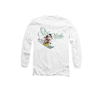 Disney Minnie Mouse Ski Club Long Sleeve T-Shirt, White | Size: Small Disney White S