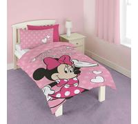 Disney Minnie Mouse Spots Pink Duvet Cover Set - Single