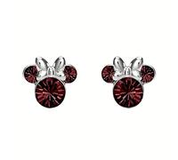 Disney Minnie Mouse Sterling Silver January Birthstone Earrings