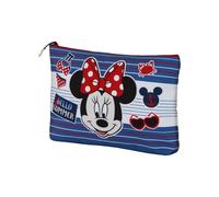 Disney Minnie Mouse Summer-Soleil Toiletry Bag, Blue, 30 x 22 cm