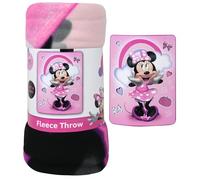 Disney Minnie Mouse Throw Blanket 45" x 60" Allover Print Pink