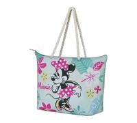 Disney Minnie Mouse Tropic-Soleil Beach Bag, Green, 52 x 37 cm