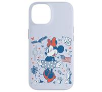 Disney Minnie Mouse USA Americana Collage 4th of July 250th Case for iPhone 14