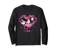 Disney Minnie Mouse Valentine's Day Cupid Pixel Heart Long Sleeve T-Shirt