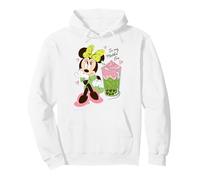 Disney Minnie Mouse Valentine's Day Cute "In My Matcha Era" Pullover Hoodie