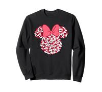 Disney Minnie Mouse Valentine's Day Heart Ears Silhouette Sweatshirt