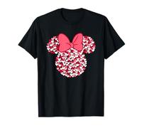 Disney Minnie Mouse Valentine's Day Heart Ears Silhouette T-Shirt