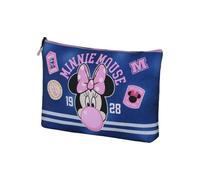 Disney Minnie Mouse Varsity-Soleil Toiletry Bag, Blue, 30 x 22 cm