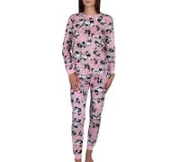 DISNEY Minnie Mouse VELOUR, two-piece women's pyjamas, WARM long-sleeved pyjamas (UK, Alpha, XL, Regular, Regular, A)