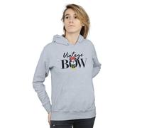 Disney Minnie Mouse Vintage Bow Hoodie In Grey Grey XL