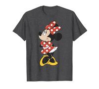 Disney Minnie Mouse Vintage Minnie Pose T-Shirt, Men, Dark Heather Grey, 4X-Large