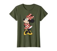 Disney Minnie Mouse Vintage Minnie Pose T-Shirt, Women, Olive Green, X-Large