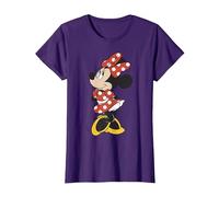 Disney Minnie Mouse Vintage Minnie Pose T-Shirt, Women, Purple, Medium