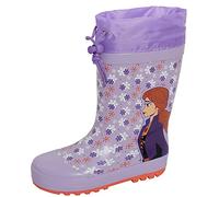 Disney Minnie Mouse Wellingtons Girls Wellington Boots Fleece Lined Tie Top Snow Shoes