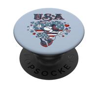 Disney Minnie Mouse with American Flags USA 4th of July PopSockets Adhesive PopGrip