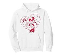 Disney Minnie Mouse XOXO Heart Coquette Valentine's Day Pullover Hoodie
