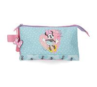 Disney Minnie My happy place Pencil Case Blue 22x12 cms Polyester