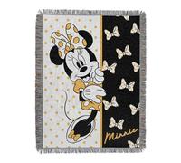 Disney Minnie Peekaboo Metallic Woven Tapestry Throw
