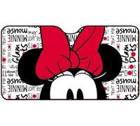 Disney Minnie Sunshade, 130x70cm, Polyester, Roll Up, Passenger Car, Minnie Mouse, Girls Cartoons, Front Windscreen Sunshade with Exclusive Graphics