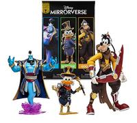 Disney Mirrorverse Genie 5in Scrooge McDuck 5in and Goofy 7in Gold Label Action Figure 3pk