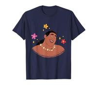 Disney Moana 2 Big Face Moni Tropical Flowers Costume T-Shirt