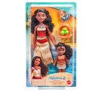 Disney Moana 2 Character Pack Moana & Simea Sister Fashion Doll Set Kids Toy New