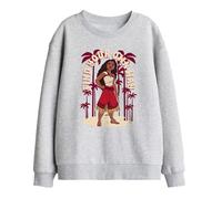 Disney Moana 2 Find Your Own Way Kids Sweatshirt, Athletic Heather, 7-8