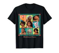 Disney Moana 2 Hero Character Grid Adventures in Oceania T-Shirt